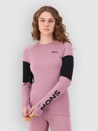 Mons Royale Olympus Merino Base Layer Top roze