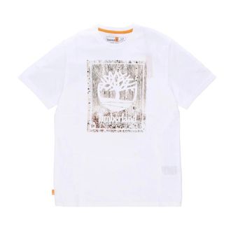 Timberland Hombre, Camisetas, Blanco, Talla: L