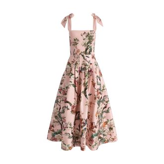 Alice & Olivia Alice + Olivia, Midi Dresses, female, Pink, Size: XS Hana Midi Dress