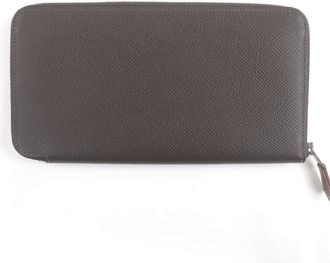 Herm&egrave;s Ebene Epsom Leather Long Wallet (Bi-Fold) (Pre-Owned)