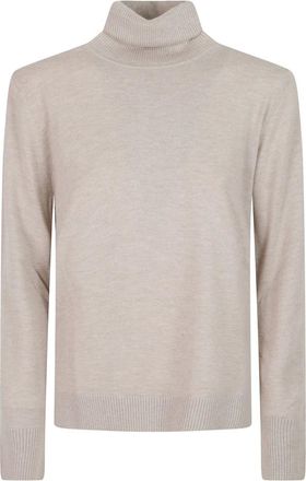 Max Mara Jersey de cuello alto Allegra - Knitwear - Mujer - Beige - XS