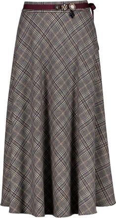 Max Mara Midi Rokken - Dames - Midirokken - Bruin - S - Rokken