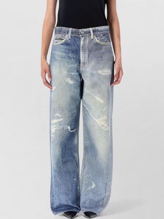 Our Legacy high waist relaxed cut denim trousers