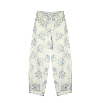 Am&eacute;lie & Am&eacute;lie Edaprint Broek - female - Am&eacute;lie & Am&eacute;lie - Wide Trousers - Multicolor - XL - Trousers