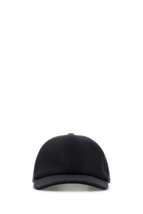 Gucci Dark Blue Logo Baseball Hat