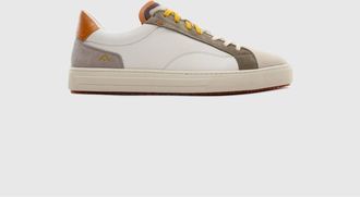 Ambitious Mens Anopolis Lace Up Sneaker In Beige