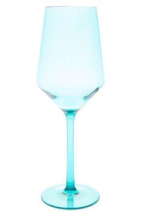 Fortessa Sole Shatter Resistant Set of 6 Sauvignon Blanc Wine Glasses in Aqua Sky at Nordstrom Rack, Size 13 Oz