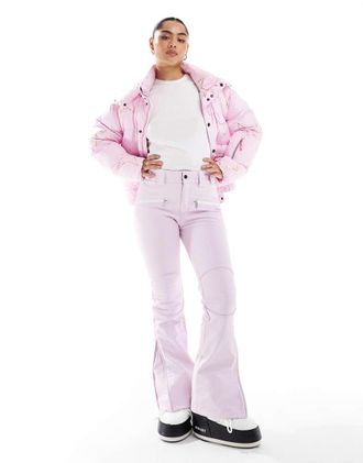 OOSC Pantaloni chic da sci rosa confetto