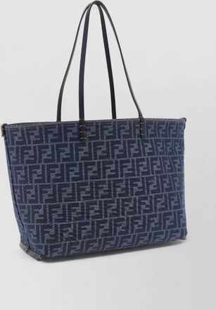 Fendi roll medium tote bag double handles