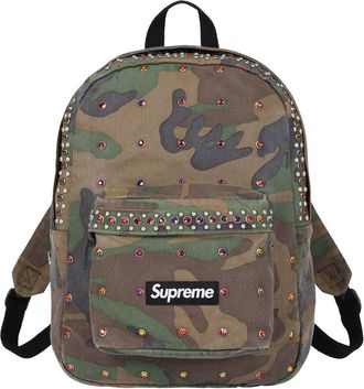 SUPREME x B.B. Simon Denim Backpack SS25 Woodland Camo SS25B37-WOODLAND-CAMO