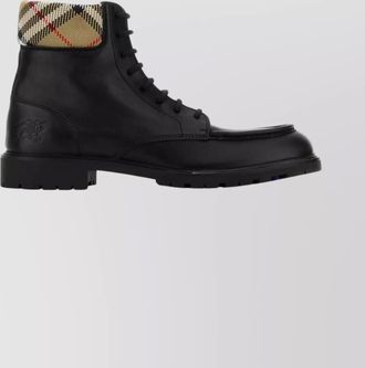 Burberry leather ankle boots