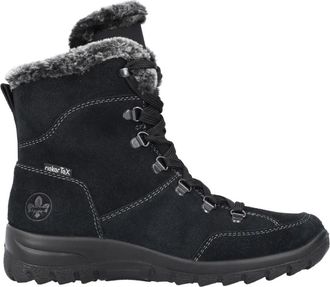 Rieker Casual Enkellaarsjes - Dames - Winterlaarzen - Zwart - 39 EU - Su&egrave;de - Schoenen