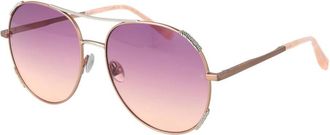 Scotch & Soda Roze Aviator Dames Zonnebril - Dames - Zonnebrillen - Roze - ONE Size - Accessoires