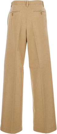 Polo Ralph Lauren Womens Pants Beige Cotton Trousers