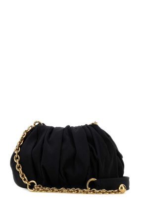 Chlo&eacute; Womens Black Canvas Chlo&atilde;&copy; Pliss&atilde;&copy; Shoulder Bag Borse A Tracolla