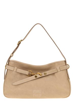 Miu Miu Brown Aventure Large Shoulder Bag