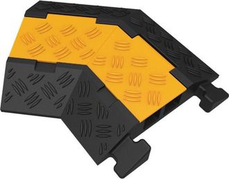 OEM Puente De Mangueras Y Cables H45mm Goma Negra / Amarilla Derecha