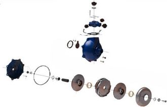 Generico Turbina Con Casquillo Compatible Con Km15a Ref 450901