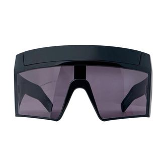 Rick Owens Sunglasses, male, Black, Size: ONE SIZE Shield Sunglasses