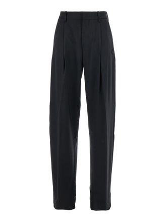 Moncler Black Regular Pleated Pants