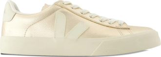 Veja Campo metallic campo sneakers - women - Calf Leather/Recycled Polyester/Rubber/silica/Other Materials/Recycled Rubber - 37.5 - Gold