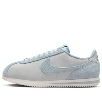Nike (WMNS) Nike Cortez Premium Leather Pure Platinum Armory Blue HQ1500-043