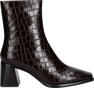 Jeffrey Campbell Sherpal-2l Enkellaarsjes - Dames - Schoenen - Bruin - Maat: 38 EU Leer