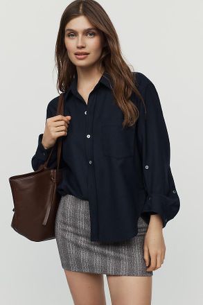 Citizens Of Humanity Kayla 100% Cotton Corduroy Shirt Top