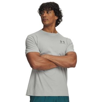Under Armour T-Shirt UNDER ARMOUR UA M SPORTSTYLE LC SS, Herren, Gr. 4XL, titanium,, clay gr&uuml;n, Obermaterial: 60% Baumwolle, 40% Polyester, normal, Rundhals, Shirt