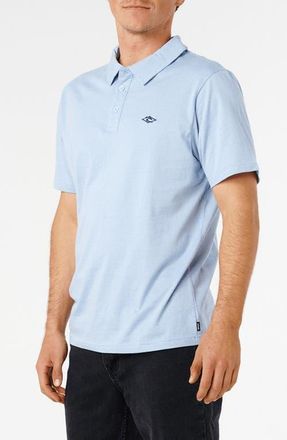 Rip Curl Easy as Relaxed Polo in Blue Haze at Nordstrom, Size Xx-Large