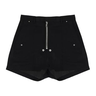 Rick Owens Casual Shorts, female, Black, Size: 2XS Temple Tailored Shorts