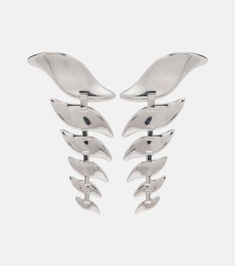 Khaite Leaf drop earrings