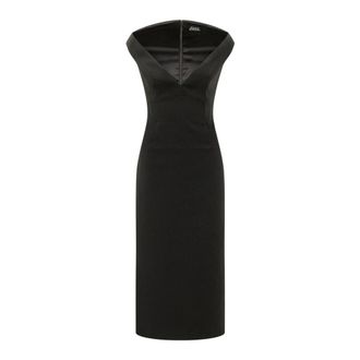 Solace London Maxi Dresses, female, Black, Size: XS Monica Midi Dress