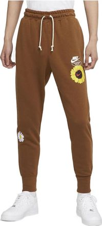 Nike Mens Nike Knit Embroidered Sports Pants/Trousers/Joggers Brown DM5013-204