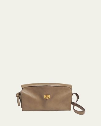Balenciaga Le 7 Medium Leather Shoulder Bag