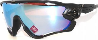 Oakley Mens Jawbreaker Sunglasses In Matte Black Prizm Snow Sapphire Iridium