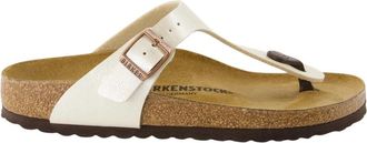 Birkenstock Zomer Gizeh Sandalen voor Vrouwen - Dames - Slippers - Wit - 38 EU - Schoenen