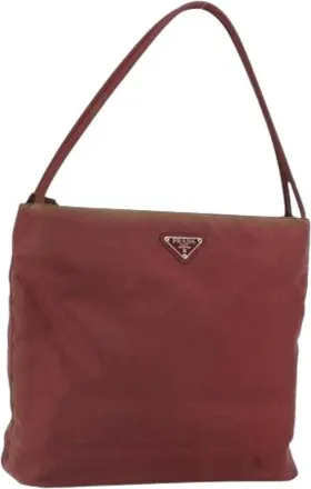 Prada Pre-owned Shoulder Bags, female, Red, Size: ONE SIZE Pre-owned Vintage Shoulder Bag