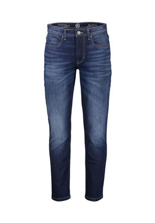 Lerros Relax-fit-Jeans LERROS LERROS BAXTER 5-Pocket-Denim im Used-Look, RELAXED FIT, Herren, Gr. 34, L&auml;nge 36, blau (dunkelblau), 98% Baumwolle, 2% Elasthan