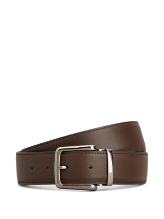 Tod's reversible buckle belt - men - CALFSKIN - 105 - Brown
