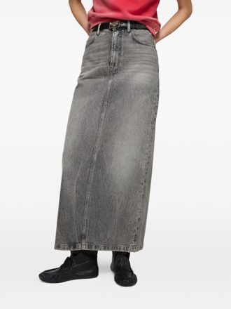 Acne Studios Midi-rok met vlakken - Grijs