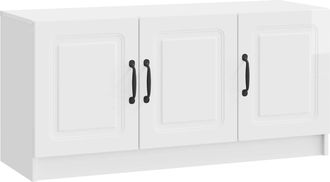 vidaXL Mueble De Tv Brillante 99 X 34,5 X 47 Cm Madera De Ingenier&iacute;a Vidaxl