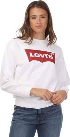 Levi's Dames/Dames Grafisch Sweatshirt met Standaard Ronde Hals (Wit)