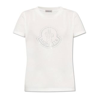 Moncler Dames, Tops, Wit, Maat: XS Leer