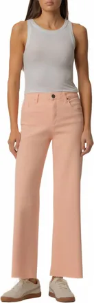 Kut from the Kloth Meg High Rise Wide Leg Jean In Sherbert