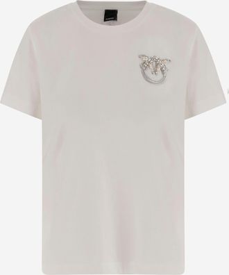Pinko Eembroidered Logo T-shirt
