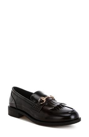London Rag Marbin Bit Kiltie Loafer in Black at Nordstrom Rack, Size 9.5