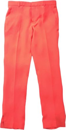 Joseph red silk trousers Size S