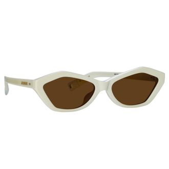 Jacquemus Sunglasses, unisex, White, 56 MM, Bambino Sunglasses