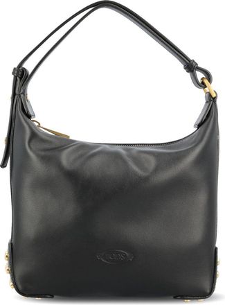 Tod's Tods Metalen stippen mini lederen schoudertas